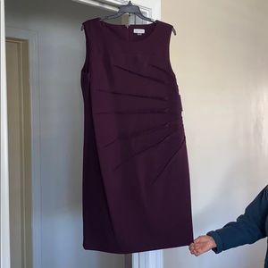 Calvin Klein Dress size 14W in Purple